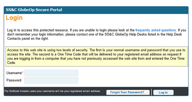 Client Portal For SS&C